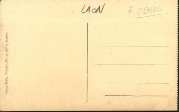 Laon Aisne Laon [Handschriftlich] Garnison Lazaret – Bild 2