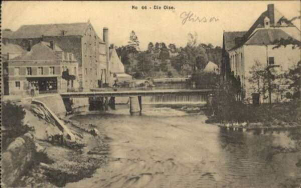 Hirson [Handschriftlich] Brücke Oise