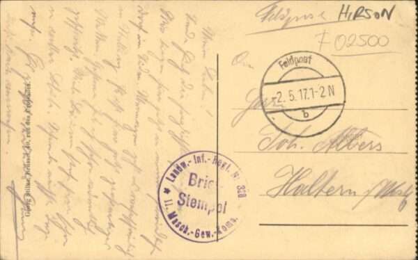 Hirson [Handschriftlich] Brücke Oise – Bild 2