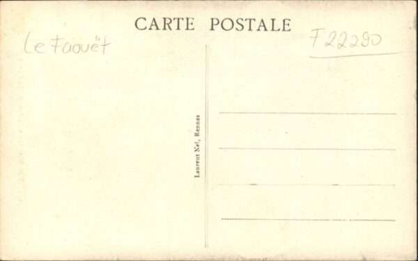 Le Faouet Morbihan Le_Faouet [Handschriftlich] Trois Vieux – Bild 2