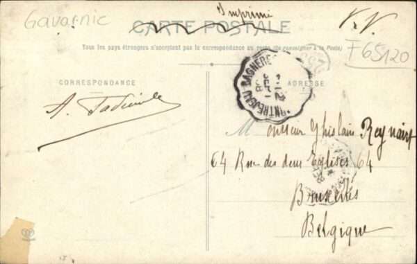 Gavarnie [Handschriftlich] Cylindre Marbore – Bild 2