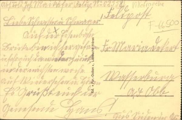 Villefranche-sur-Mer Villefranche [Handschriftlich] Pont Gis – Bild 2