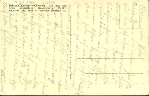 Yerres [Handschriftlich] Schloss Coney öe Chat – Bild 2