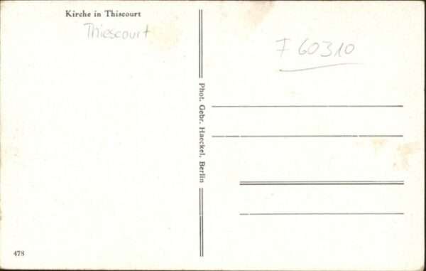 Thiescourt Kirche – Bild 2