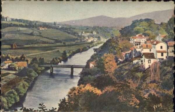 Cambo-les-Bains Brücke Künstler Yvon *