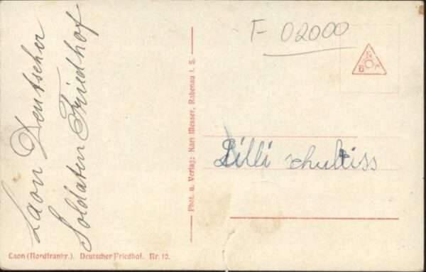 Laon Aisne Laon Deutscher Friedhof – Bild 2
