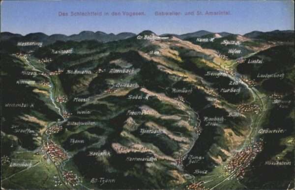 Gebweiler Elsass Fliegeraufnahme St. Amarintal