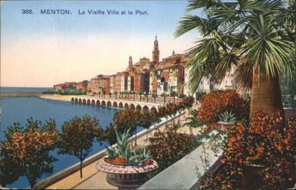 Menton Alpes Maritimes Menton Vieille Ville Port