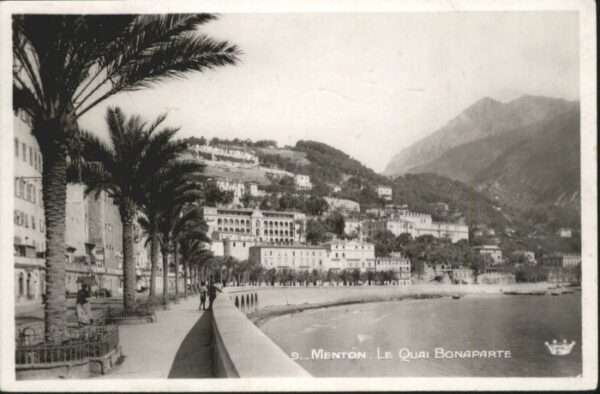 Menton Alpes Maritimes Menton Quai Bonaparte