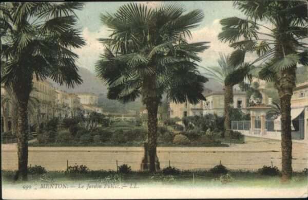 Menton Alpes Maritimes Menton Jardin Public