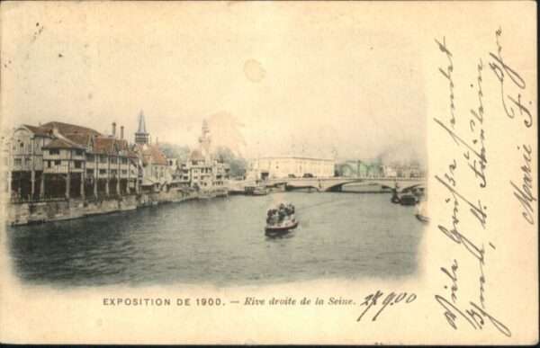 Paris [Handschriftlich] Schiff Brücke