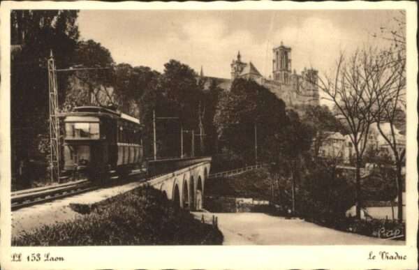 Laon Aisne Laon Zug Brücke