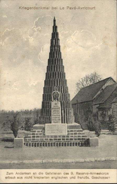 Avricourt Sarrebourg Le_Pave-Avricourt Krieger Denkmal