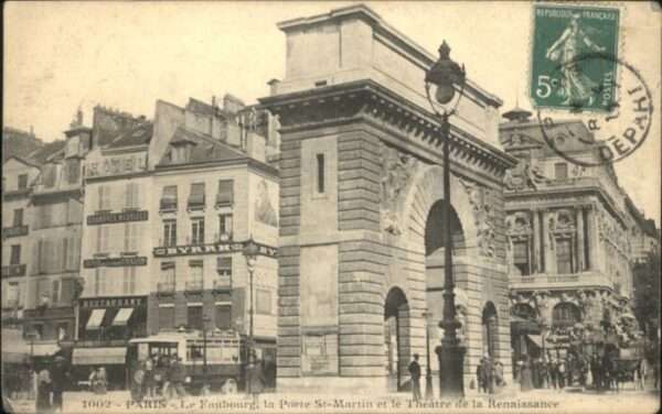 Paris Faubourg Porte St Martin Theatre