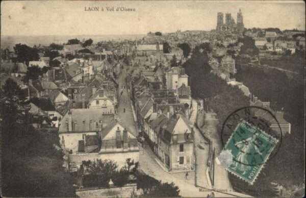Laon Aisne Laon Vol Oiseau