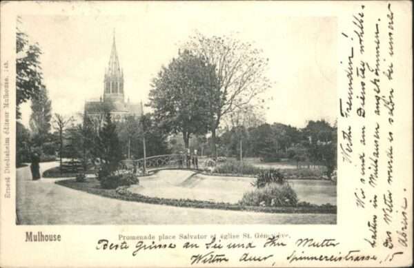 Mulhouse Muehlhausen Mulhouse Promenade Place Salvator Eglis