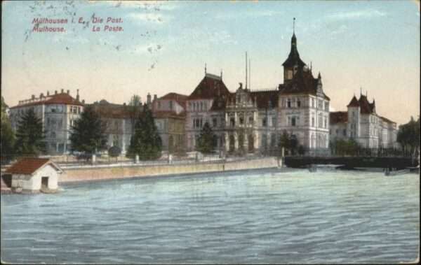 Mulhouse Muehlhausen Mulhouse Brücke Post