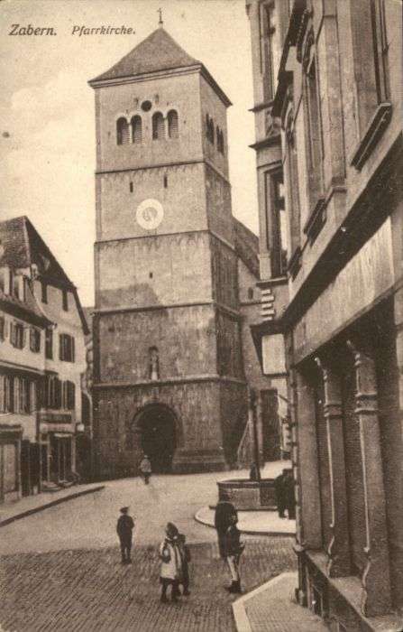 Zabern Saverne Zabern Kirche Brunnen