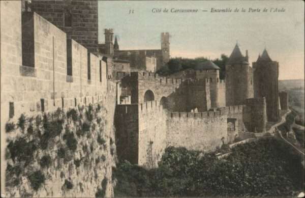Carcassonne Ensemble Porte Aude