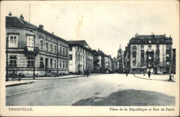Thionville Place Repubique Rue Paris