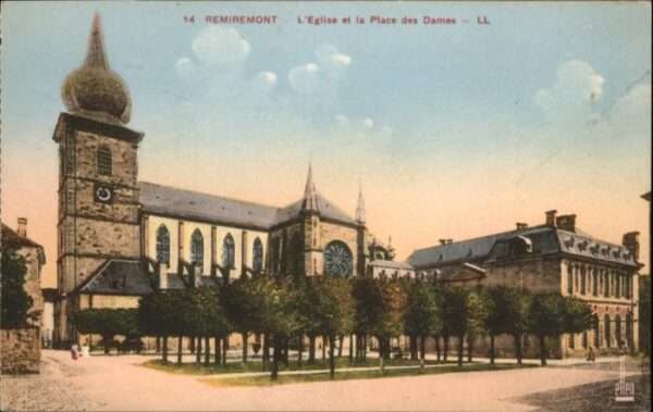 Remiremont Vosges Remiremont Eglise Place Dames