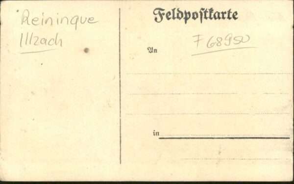 Illzach [Handschriftlich] Reininque Kloster Öle – Bild 2