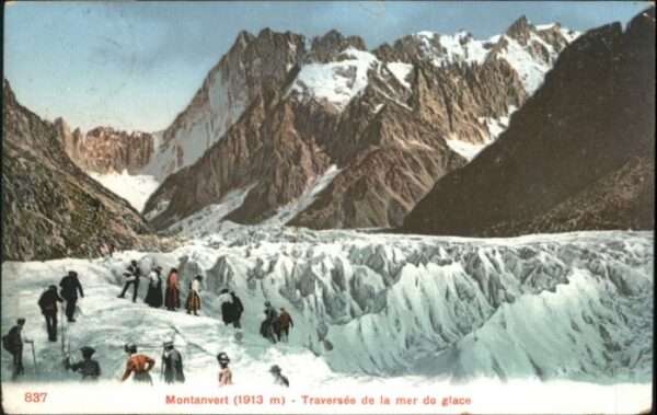 Montanvert Traversee de la mer de glace
