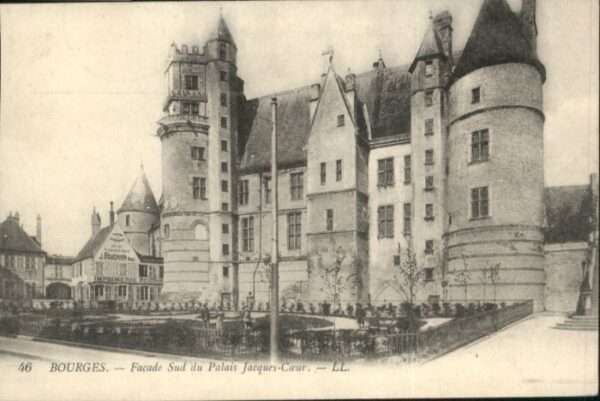 Bourges Facade Sud Palais Jacques Coeur