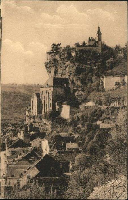 Rocamadour Vue d ensemble l est