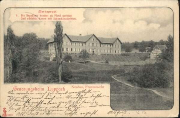 Luppach Genesungsheim Merkspruch