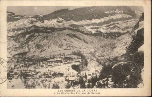 Servoz Gorges Diosaz Chaine Fiz
