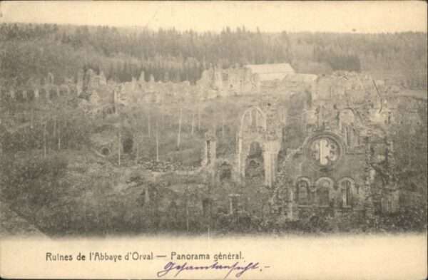 Luxemburg Wallonie Orval Ruines Abbaye