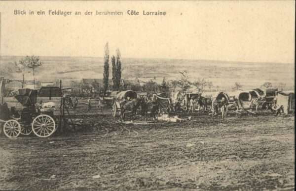 Militaria Frankreich Feldlager Cote Lorraine