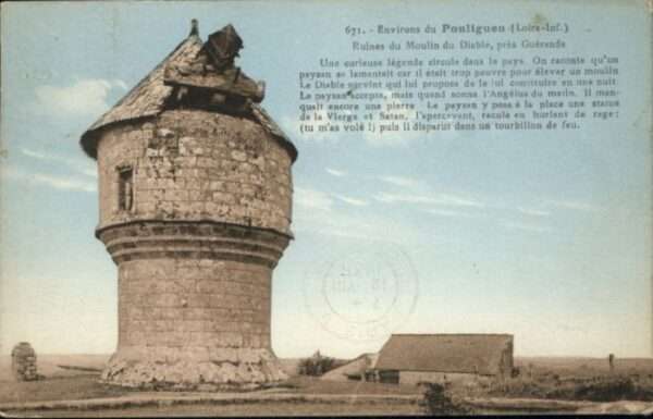 Le Pouliguen Ruines Moulin Diable