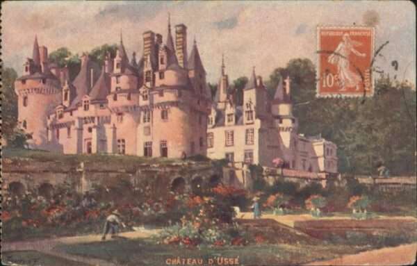 Rigny-Usse Chateau d_Usse Künstlerkarte