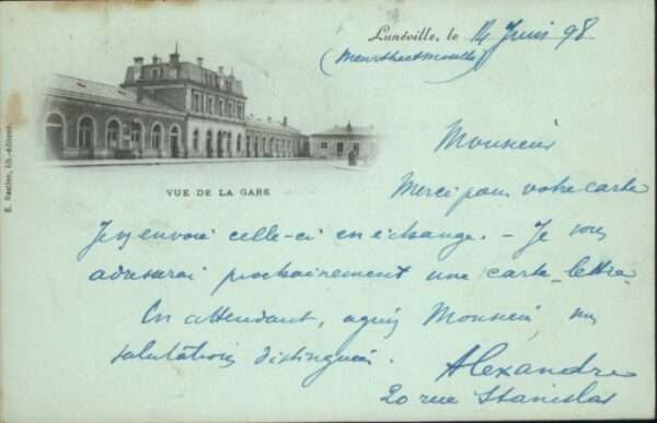 Luneville Vue Gare
