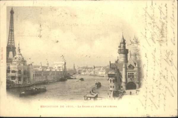 Paris Pont L Alma Schiff