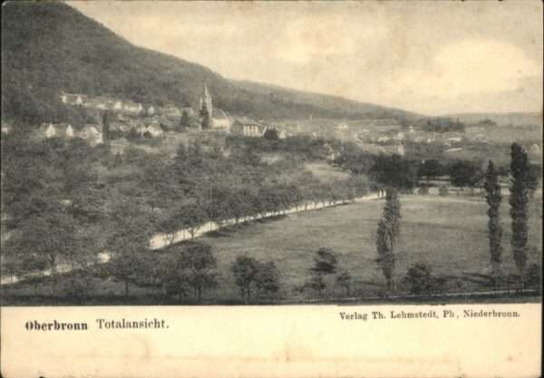 Oberbronn Bas Rhin Elsass Oberbronn