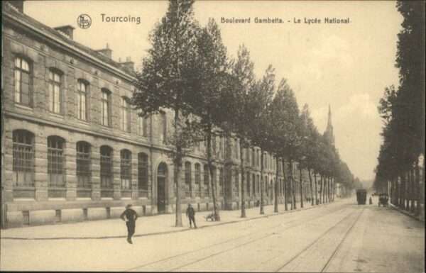 Tourcoing 59 Tourcoing Strassenbahn Boulevard Gambet