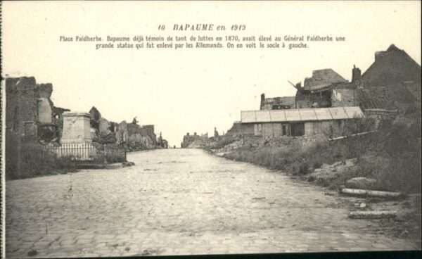 Bapaume Place Faidherbe Zerstörung