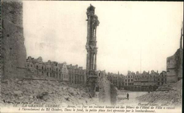 Arras Pas-de-Calais Arras Zerstörung Hotel de Ville