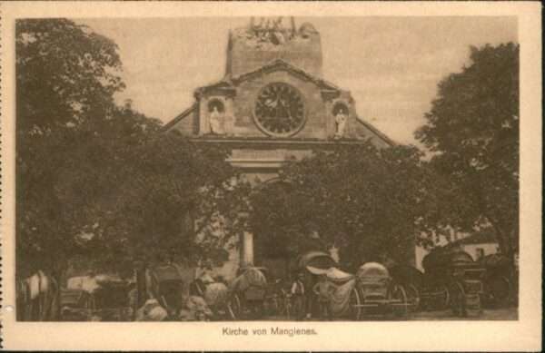 Mangiennes  Kirche Zerstörung