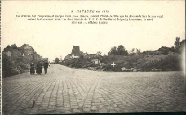 Bapaume Rue Arras Zerstörung