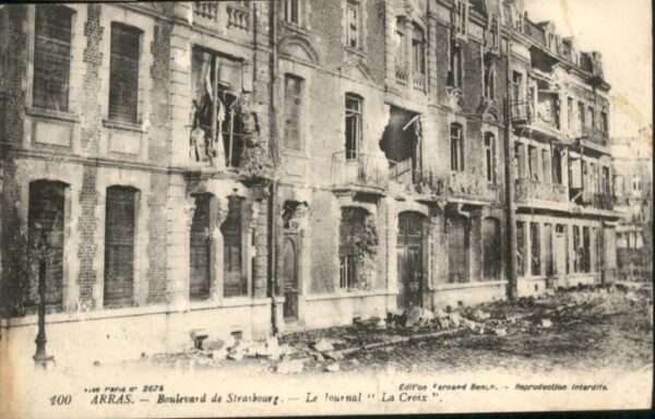 Arras Pas-de-Calais Arras Boulevard Strasbourg Zerstörung