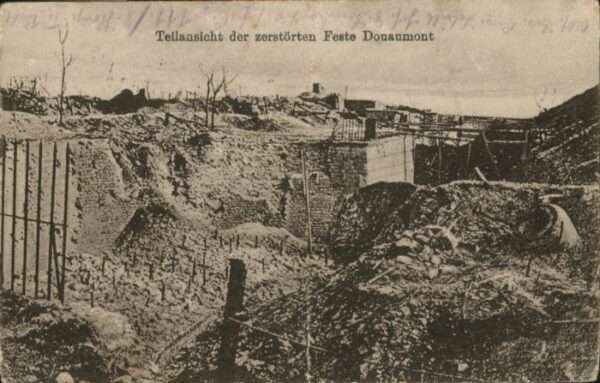Douaumont Feste Zerstörung