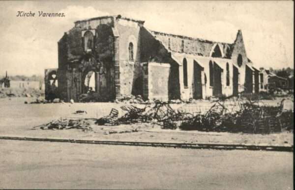 Varennes-en-Argonne Kirche Zerstörung