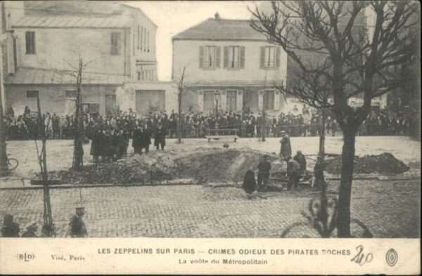 Paris Les Zeppelins sur Paris