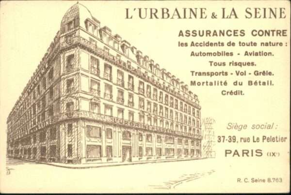 Paris l'Urbaine & la Seine  Rue le Peletier