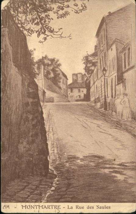 Paris Paris_Buttes-Montmartre Rue Saules