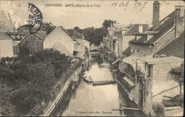 Tonnerre Bief Moulin Ville